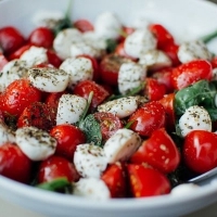 Salade tomate mozza