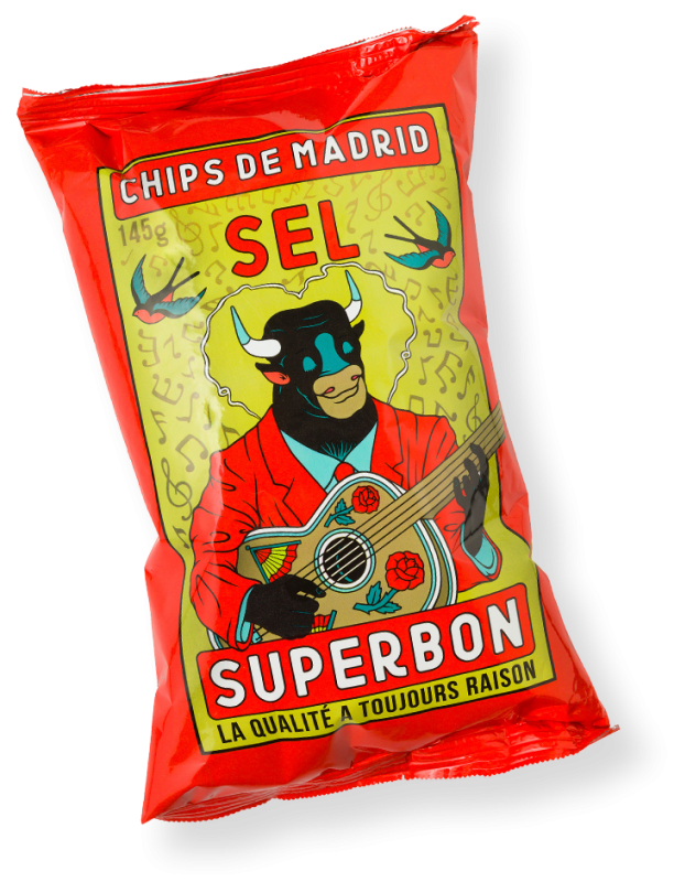 Chips de Madrid au sel 45g