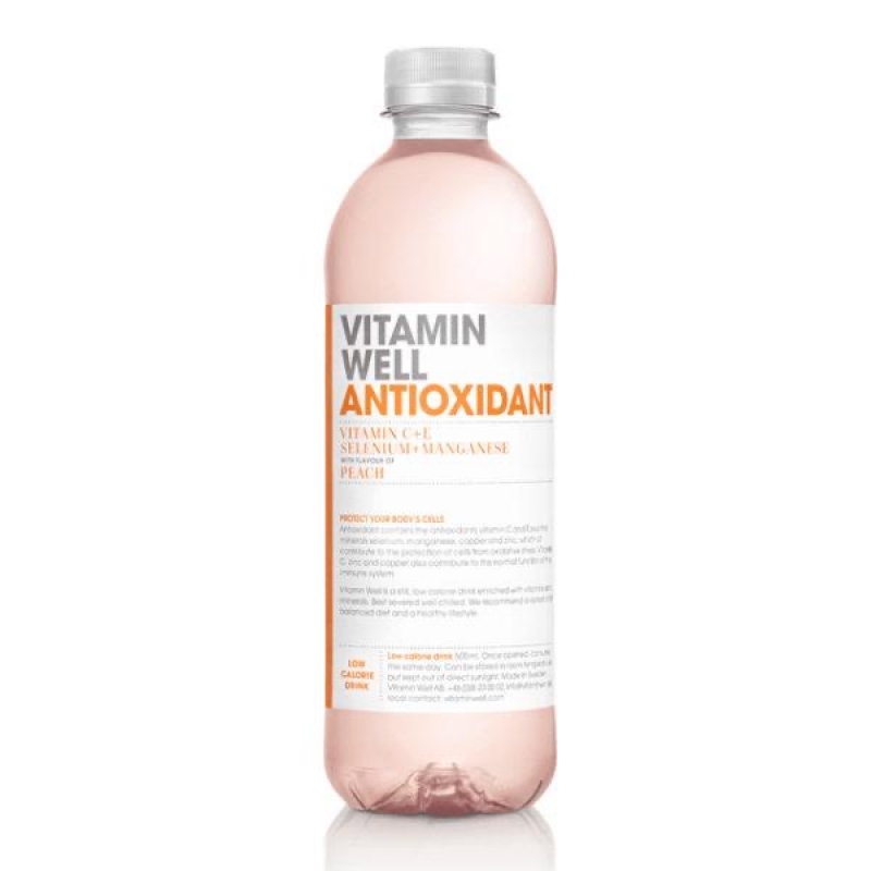 Vitamin well antioxidant pêche 50cl