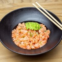 Salade repas saumon mariné